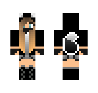 fille ninja noir