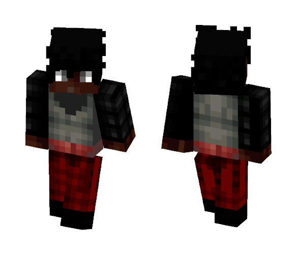 Black Goku - Male Minecraft Skins - image 1
