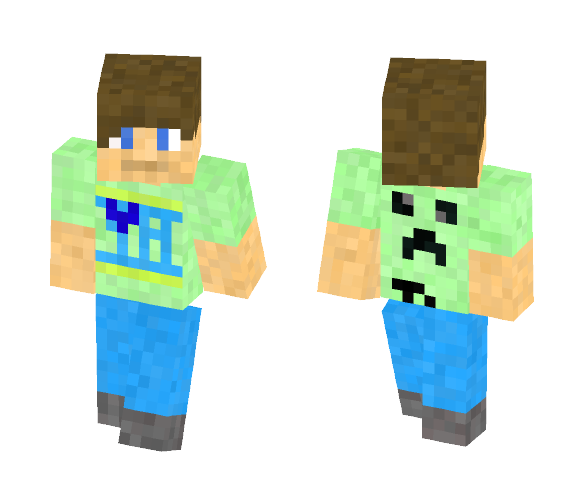 Download Free My Skin + Undertale Soul Skin for Minecraft image 1 My Skin + Undertale Soul - Male Minecraft Skins - image 1