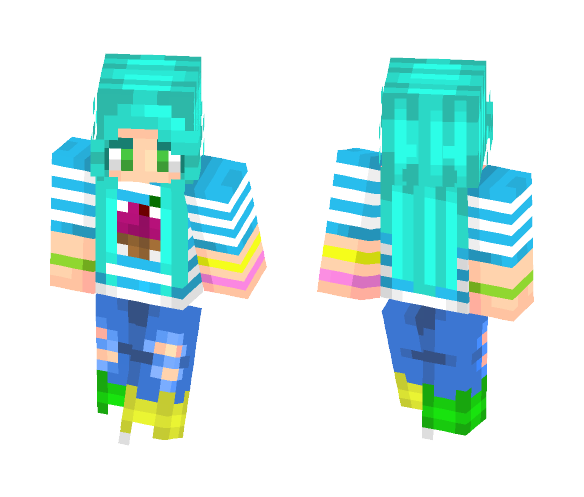 Vibrant! - Female Minecraft Skins - image 1