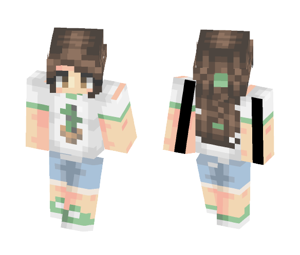 Ghetto Cactus (male in desc.) - Female Minecraft Skins - image 1