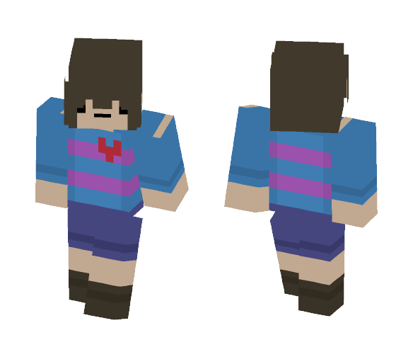 Frisk - Undertale - Interchangeable Minecraft Skins - image 1