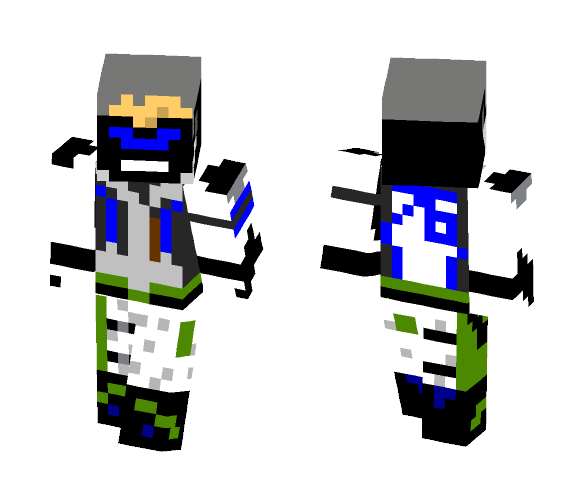 Solider: 76 (Bone Skin) - Male Minecraft Skins - image 1