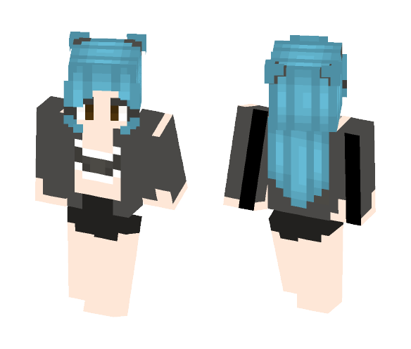 Halsey||First Skin||Nyaka - Female Minecraft Skins - image 1