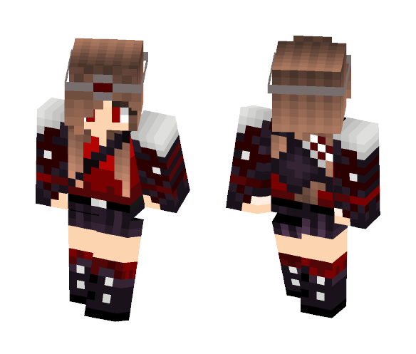 Download Free Shadow archer girl Skin for Minecraft image 1 Shadow archer girl - Girl Minecraft Skins - image 1