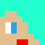 Teal-Haired Girl - Color Haired Girls Minecraft Skins - image 3