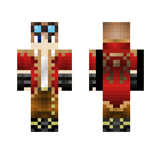 Steampunk Red - Male Minecraft Skins - image 2