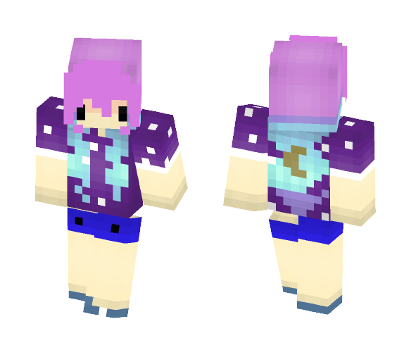 Galaxy girl - Girl Minecraft Skins - image 1