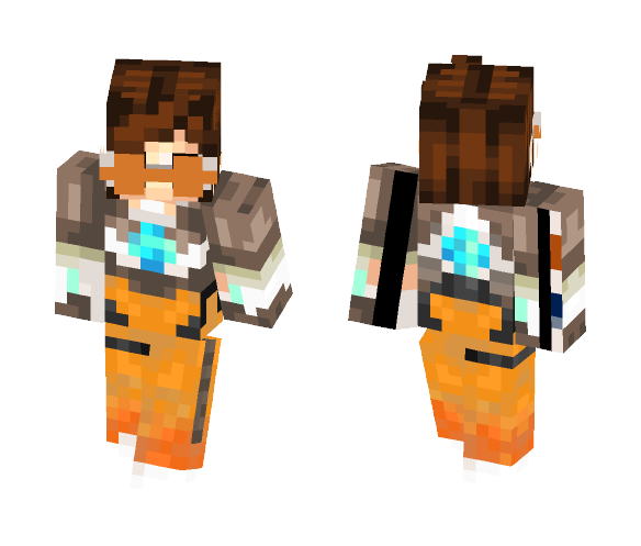 Tracer [OVERWATCH] - Female Minecraft Skins - image 1