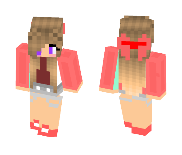 cute look - Female Minecraft Skins - image 1