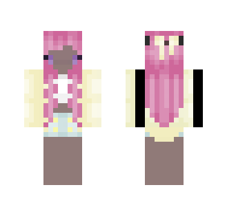 Chibi Pink Hair Girl | im back (: