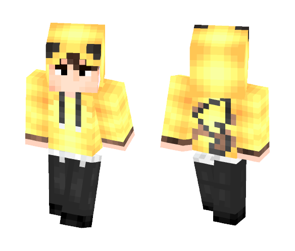 Sam Pikachu Hoodie - Male Minecraft Skins - image 1
