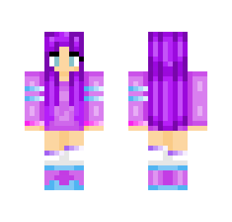 Kawaii Purlple Girl