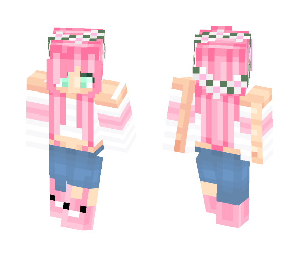 | Cαsυαl Pιηκ | Αυτυmη - Female Minecraft Skins - image 1