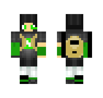 Green Pvp with backpack guy