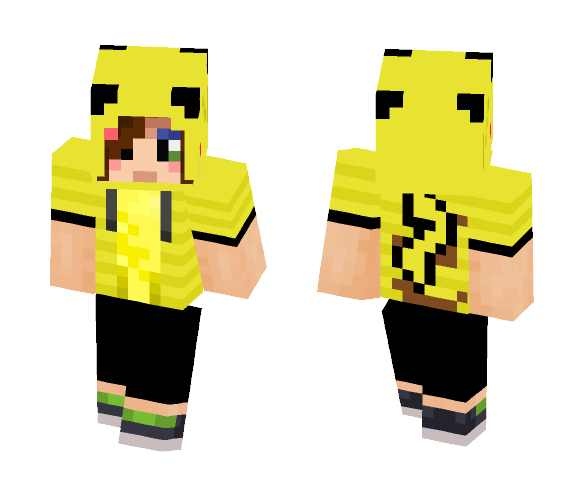 Pikachu Girl - Girl Minecraft Skins - image 1