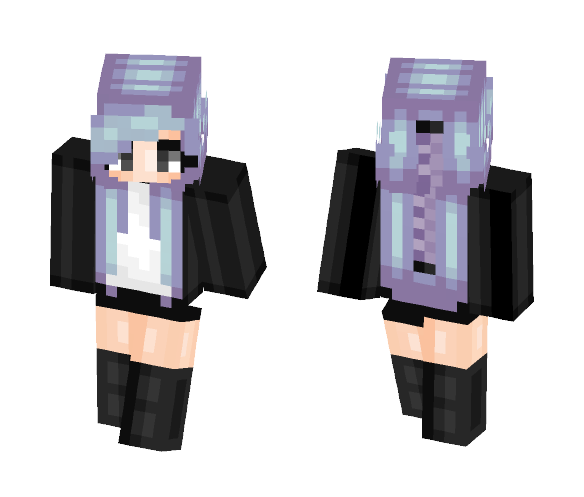 муѕтιςαℓ - Goth punk - Female Minecraft Skins - image 1