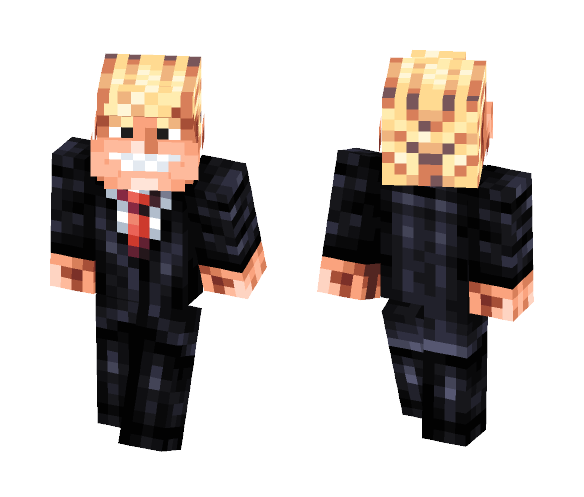 Download Free Donald J. Trump Skin for Minecraft image 1 Donald J. Trump - Male Minecraft Skins - image 1