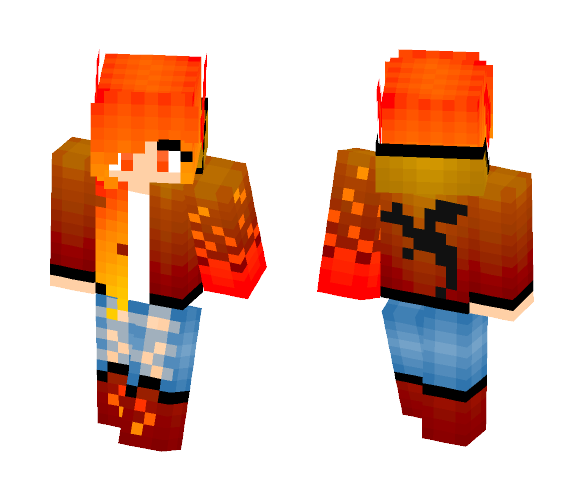 were-dragon girl - Girl Minecraft Skins - image 1