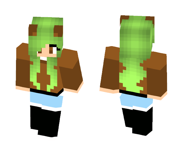 Nature girl - Girl Minecraft Skins - image 1