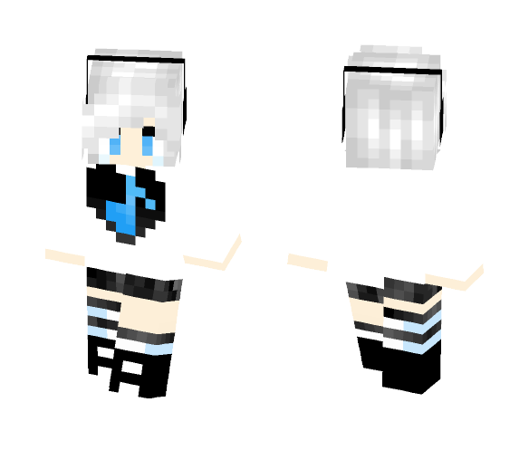Napstablook Human Skin~Undertale - Other Minecraft Skins - image 1