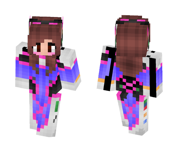 D.Va - Overwatch - Female Minecraft Skins - image 1