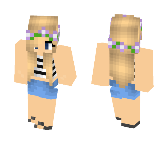 Summer girl - Girl Minecraft Skins - image 1