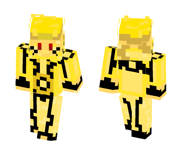 Naruto (Mode kurama (kyubi) - Male Minecraft Skins - image 1