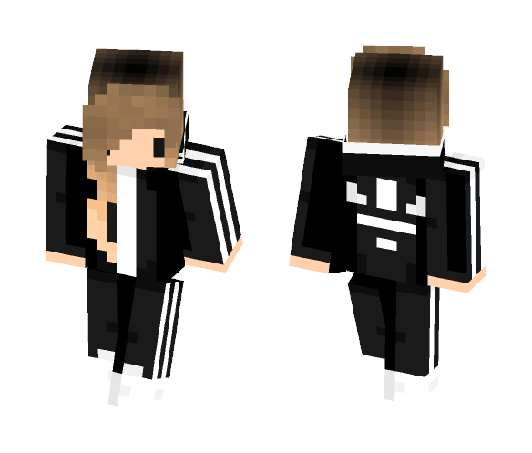 //ADiDAS TRACK SUiT - Female Minecraft Skins - image 1