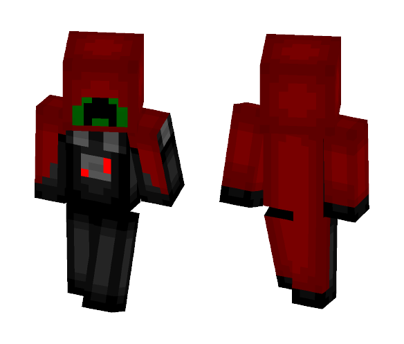 Download Free Hooded Darth Creeper Skin for Minecraft image 1 Hooded Darth Creeper - Male Minecraft Skins - image 1