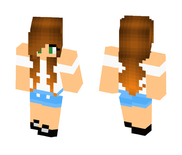 Download Free Summer Girl Skin for Minecraft image 1 Summer Girl - Girl Minecraft Skins - image 1