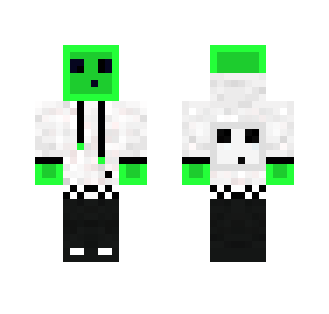 Green Slime Hoodie - Male Minecraft Skins - image 2