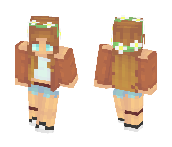 Download Free Tumblr Girl Skin for Minecraft image 1 Tumblr Girl - Girl Minecraft Skins - image 1