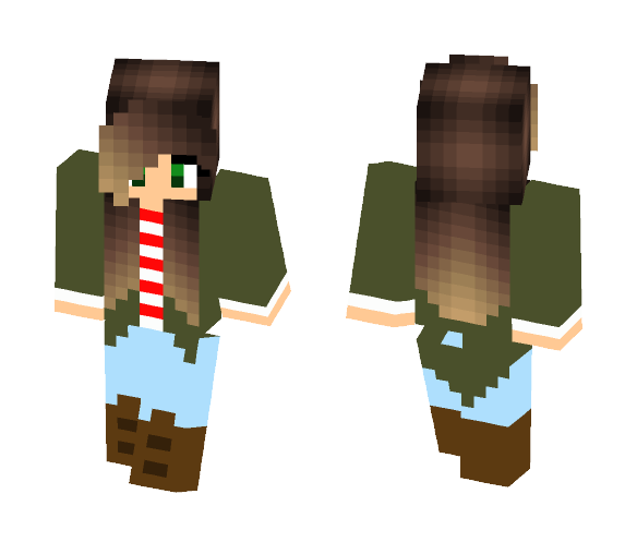 Download Free Pirate Girl Skin for Minecraft image 1 Pirate Girl - Girl Minecraft Skins - image 1