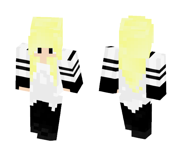 Bts Jin save me MV but w Blond hair - Female Minecraft Skins - image 1