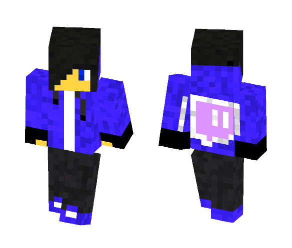 TwitchTV skin - Male Minecraft Skins - image 1
