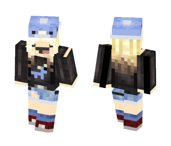 Dinosaur Sweater - Female Minecraft Skins - image 1