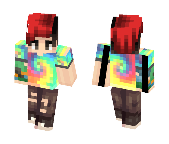 //TØP - Joshua Dun Tye-Dye - Male Minecraft Skins - image 1