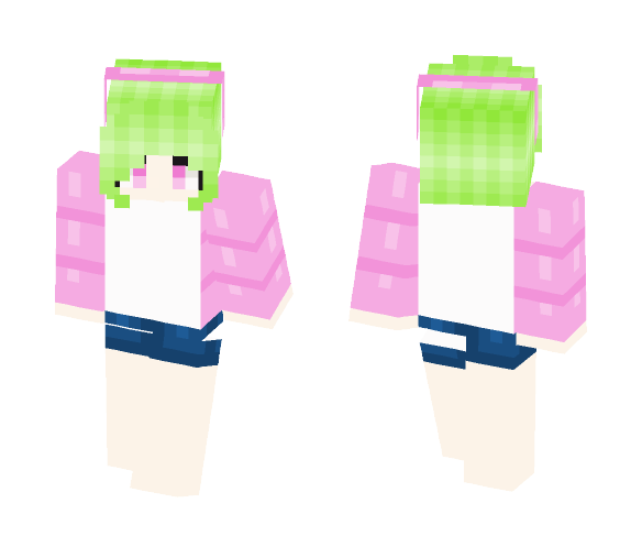 Download Free 25 Subscriber Special - Bunny ???? Skin for Minecraft image 1 25 Subscriber Special - Bunny ???? - Female Minecraft Skins - image 1