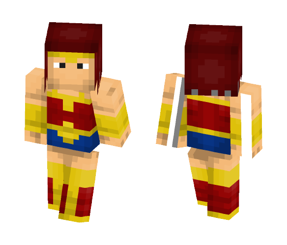 Batman v Superman - Wonder Woman - Batman Minecraft Skins - image 1