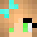 Download Free Adorable Neon Blue Jacket Girl Skin for Minecraft image 3 Adorable Neon Blue Jacket Girl - Girl Minecraft Skins - image 3