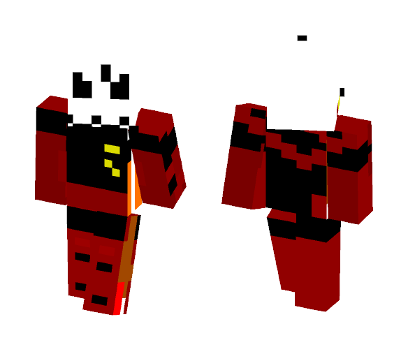Underfell papyrus - Male Minecraft Skins - image 1