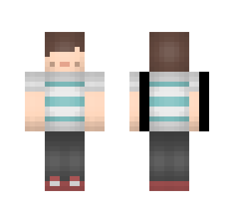 Kid Wearing Striped Shirt - Male Minecraft Skins - image 2
