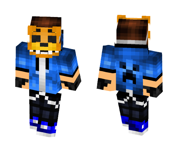 Guy whit golden freddy mask - Male Minecraft Skins - image 1