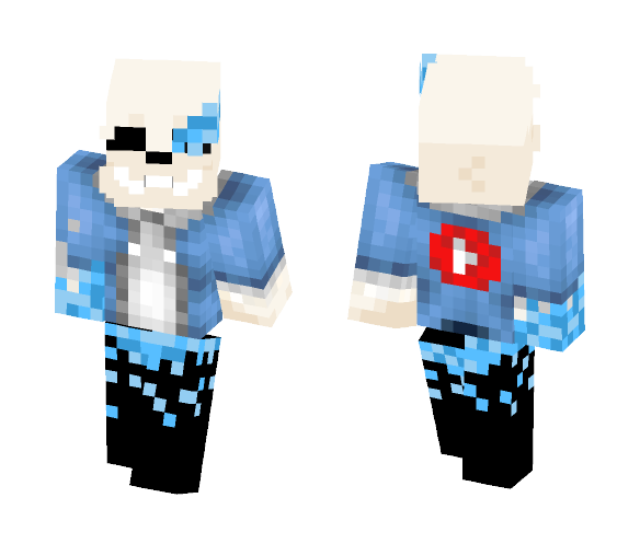 Phantom Sans - Male Minecraft Skins - image 1