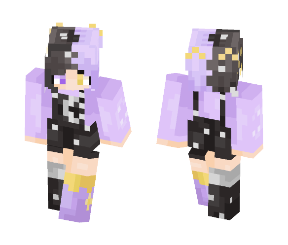 Download Free 'Cause you're a head full of stars~ Skin for Minecraft image 1 'Cause you're a head full of stars~ - Female Minecraft Skins - image 1