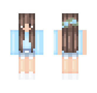 Blue Flowery Girl ; Sparkliinq_ Req
