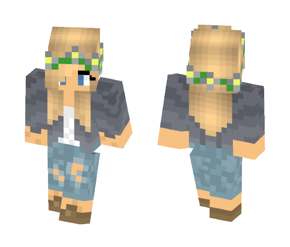 Download Free Pirate girl Skin for Minecraft image 1 Pirate girl - Girl Minecraft Skins - image 1