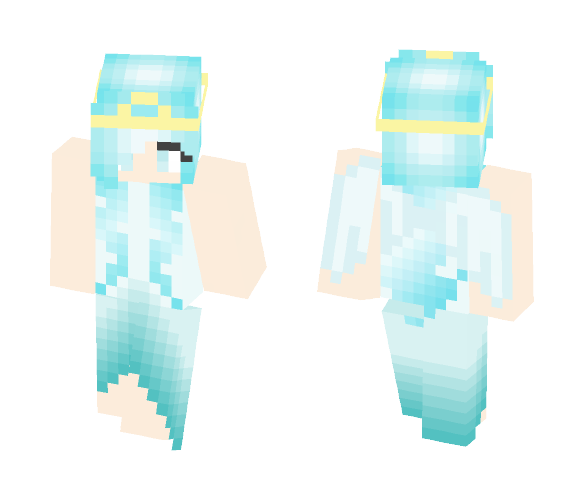 Ice Pegasus Girl - Girl Minecraft Skins - image 1