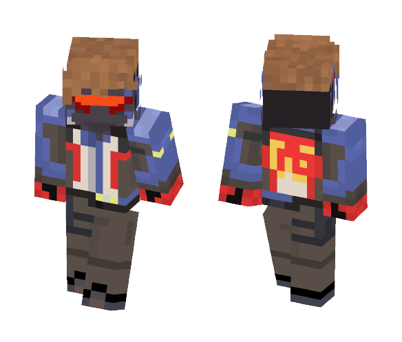 Download Free Me as soldier 76 (Overwatch) Skin for Minecraft image 1 Me as soldier 76 (Overwatch) - Male Minecraft Skins - image 1